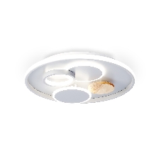 Светильник Ambrella light FL4803 GR серый 3000K-6400K 70W D500*95 (ПДУ ИК)