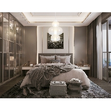 Подвесной светодиодный светильник Ambrella light LH11056 WH/FR белый/белый матовый 18W 3000K D230*350