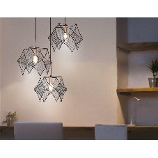 Светильник Ambrella light TR8427/3 BK/GD черный/золото E14/3 max 40W D510*1000