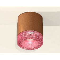 Светильник Ambrella Light XS7404030 SCF/PI кофе песок/розовый MR16 GU5.3 (C7404, N7193)