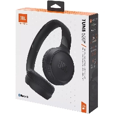 Беспроводные наушники JBL Tune 520BT черный, накладные, Bluetooth, складная конструкция, быстрая зарядка
