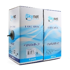 Кабель SkyNet Standart UTP outdoor 4x2x0,48, медный, FLUKE TEST, кат.5e, однож., 305 м, box, черный