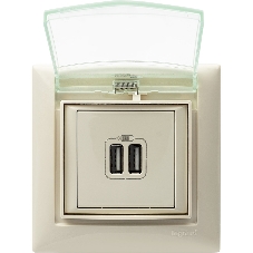 Розетка 2-ая USB 774170 Legrand Valena Сл. кость