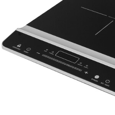 Плитка электрическая индукционного типа с двумя конфорками Endever Skyline IP-66, черный, мощность 1800 Вт+1300 Вт, диаметр посуды 12-26 см, 2 шт/уп