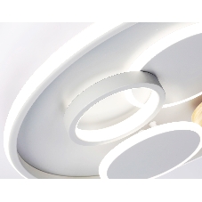 Светильник Ambrella light FL4803 GR серый 3000K-6400K 70W D500*95 (ПДУ ИК)