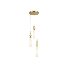Светильник Ambrella light LH75367/3 GD/WH золото/белый G9*3 max 28W D270*1500