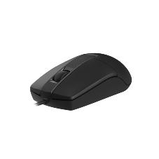 Мышь проводная A4Tech OP-330 черный, 1200 dpi, USB, кнопки - 3