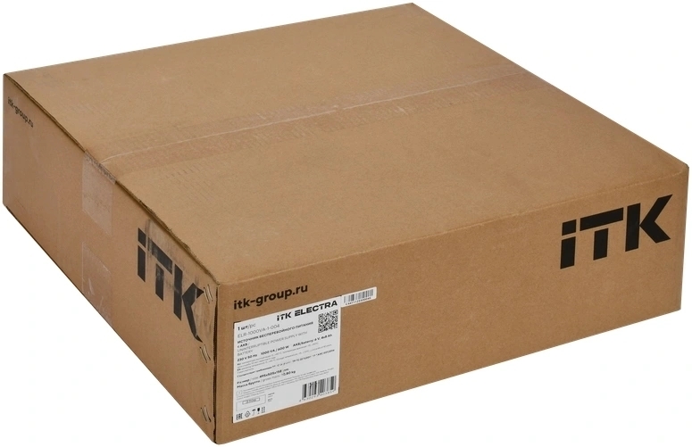 Источник бесперебойного питания ITK Electra ELR-1200VA-1-004 720Вт 1200ВА черный