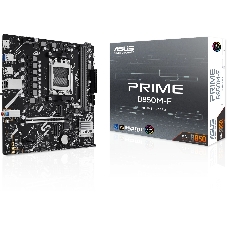 Материнская плата ASUS PRIME B850M-F, AM5, AMD B850, 2xDDR5, 4xSATA, 2xM.2 PCIe, 1xPCIe 5.0 x16, 1xPCIe 4.0 x16, 1xHDMI, 1x 1Gb LAN, 2xUSB 3.2 Gen 1, 4xUSB 2.0, 3x3.5 мм, 7.1, microATX