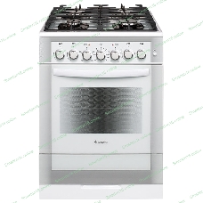 Плита комбинированная Gefest ПГЭ 6502-02 0042 белый, конфорок 4 газовых, духовка 55 л, 60 см x 85 см x 60 см