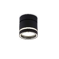 Светильник Ambrella light TA1445 BK/FR черный/белый матовый GX53 max 12W D85*90