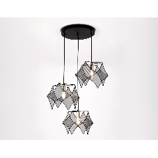 Светильник Ambrella light TR8427/3 BK/GD черный/золото E14/3 max 40W D510*1000
