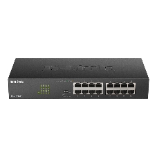 Коммутатор D-Link DGS-1016D/J1A, 16×1 Гбит/с, неуправляемый