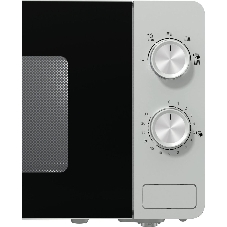 Микроволновая печь Gorenje MO20E1S серебристый, 20 л, 800 Вт, переключатели - поворотный механизм