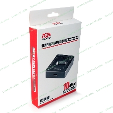 Док Станция SSD M.2 NVME AgeStar 31CBNV1C (GRAY) серый