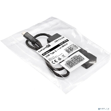 USB-концентратор 4-в-1 ExeGate DUB-4C/3 (кабель-адаптер USB Type C --> 4xUSB3.0, Plug&Play, черный)