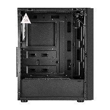 Компьютерный корпус Miditower ExeGate EVO-9211-450NPX (ATX, БП 450NPX с вент. 12см, с окном, 2хUSB+1хUSB3.0, HD аудио, черный, 1 вент. с RGb подсветкой)
