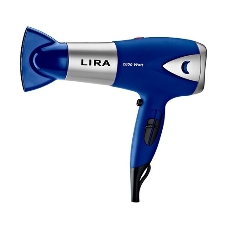 Фен LIRA LR 0703 синий/серый, 2000 Вт