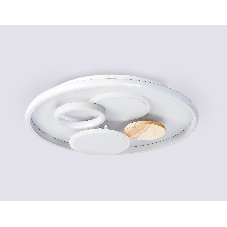 Светильник Ambrella light FL4803 GR серый 3000K-6400K 70W D500*95 (ПДУ ИК)