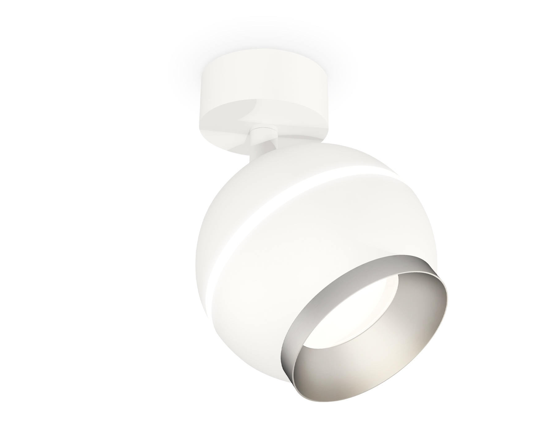 Комплект поворотного светильника Ambrella light XM1101003 SWH/MCH белый песок/хром матовый MR16 GU5.3 LED 3W 4200K (A2202, C1101, N7033)