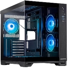 Компьютерный корпус Chieftec Visio черный без БП ATX 2x80мм 4x120мм 2x140мм 1xUSB 2.0 2xUSB 3.0 audio bott PSU