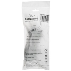 Кабель аудио Cablexpert CCA-2R2R-10M-N, 2xRCA/2xRCA, 10м, черный, пакет