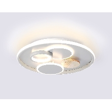 Светильник Ambrella light FL4803 GR серый 3000K-6400K 70W D500*95 (ПДУ ИК)