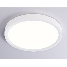 Светильник светодиодный ультратонкий Ambrella light FZ1901 WH белый IP54 13W 3000K-6500K CCT-переключатель D230*25 (Без ПДУ)