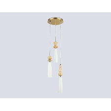 Светильник Ambrella light LH75367/3 GD/WH золото/белый G9*3 max 28W D270*1500