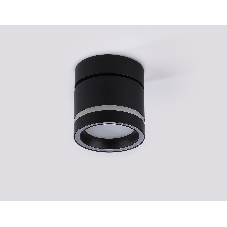 Светильник Ambrella light TA1445 BK/FR черный/белый матовый GX53 max 12W D85*90