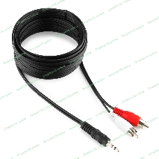Кабель аудио Gembird Jack3.5/2xRCA, 5.0м
