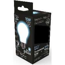 Лампа светодиодная Gauss 10Вт цок.:E27 шар 220B 4100K св.свеч.бел.нейт. A60 (упак.:10шт) (102202210)