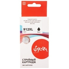 Картридж струйный Sakura 3YL84AE (№912XL Black) для HP, черный, 30 мл., 825 к.
