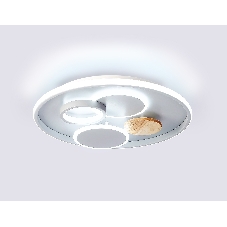 Светильник Ambrella light FL4803 GR серый 3000K-6400K 70W D500*95 (ПДУ ИК)