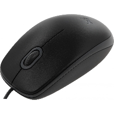 Мышь проводная Logitech M110 Silent черный, 1000 dpi, USB, кнопки - 3