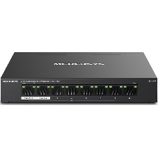 Коммутатор настольный Mercusys MS108GP с 8 гигабитными портами (7 портов PoE+)