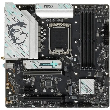 Материнская плата MSI B760M GAMING PLUS WIFI, LGA 1700, Intel B760, 4xDIMM DDR5, 4xSATA, 2xM.2, 1xPCI-E 4.0 x16, 1xPCI-E 3.0 x1, 2xHDMI, 2xDP, 1x 2.5Gb LAN, 2xUSB-A 3.2 Gen 2, 4xUSB 2.0, Micro-ATX