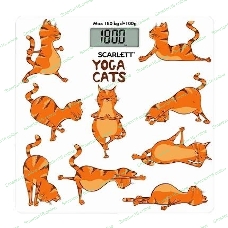 Весы напольные Scarlett йогакот