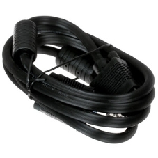 Кабель-удлинитель VGA Pro Cablexpert CC-PVGAX-1.8M, 15M/15F, 1.8м, экран, феррит. кольца, пакет