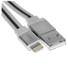Кабель USB 2.0 HOCO X25, AM/Lightning M, белый, 1м