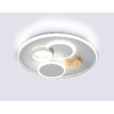 Светильник Ambrella light FL4803 GR серый 3000K-6400K 70W D500*95 (ПДУ ИК)