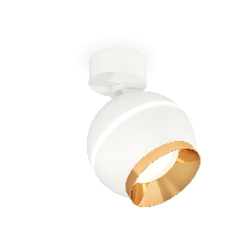 Комплект поворотного светильника Ambrella light XM1101004 SWH/PYG белый песок/золото желтое полированное MR16 GU5.3 LED 3W 4200K (A2202,C1101,N7034)