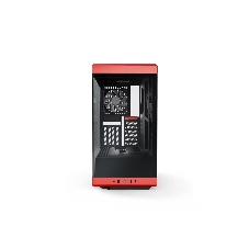 Корпус без блока питания Case HYTE Y40, Midi-Tower, TG, no fans, 2xUSB-A 3.2, 1xUSB Type-C, ATX, mATX, mITX Black Cherry