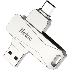 Флешка USB Netac U782C NT03U782C-128G-30PN dual USB 3.0+TypeC 128Gb, retail version