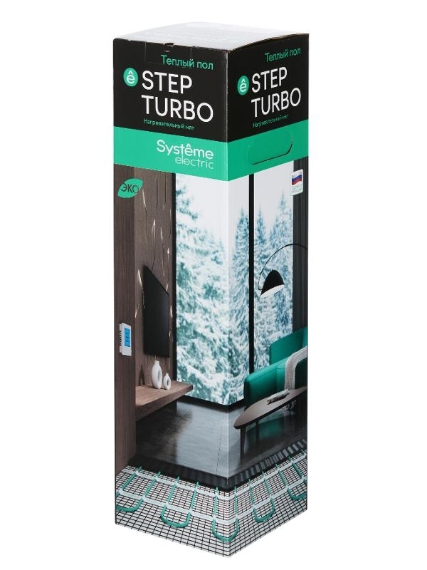 Теплый пол (мат нагревательный) STEP TURBO STM200020, 200 Вт/м2, 400 Вт, 2 м2
