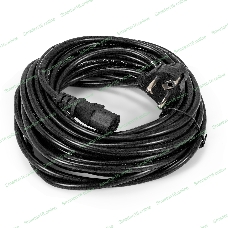 Кабель питания ExeGate Special PC-10S (Евровилка угловая Schuko->C13, 3*0.75мм2, CCA, черный, 10м)