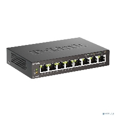 Коммутатор D-Link DGS-1008P/F3A, 8×1 Гбит/с, неуправляемый