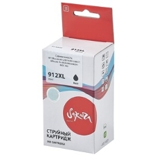 Картридж струйный Sakura 3YL84AE (№912XL Black) для HP, черный, 30 мл., 825 к.