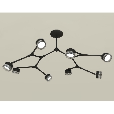 Светильник Ambrella light XB9060203/8 SBK/BK черный песок/тонированный GX53 (C9060, N8484)