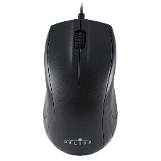 Мышь проводная Oklick 185M черный, 1200 dpi, USB, кнопки - 3